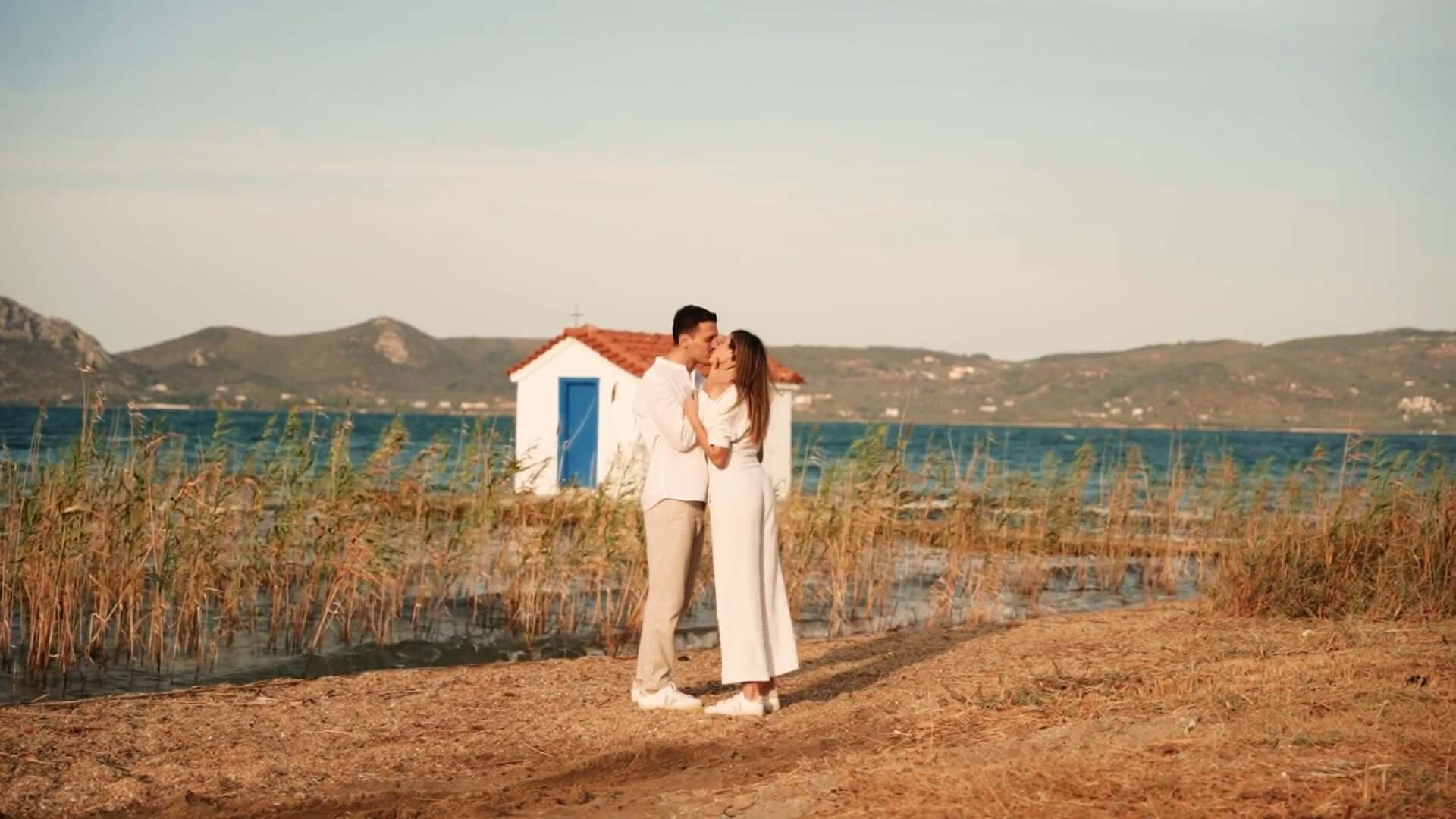 Couple by the sea